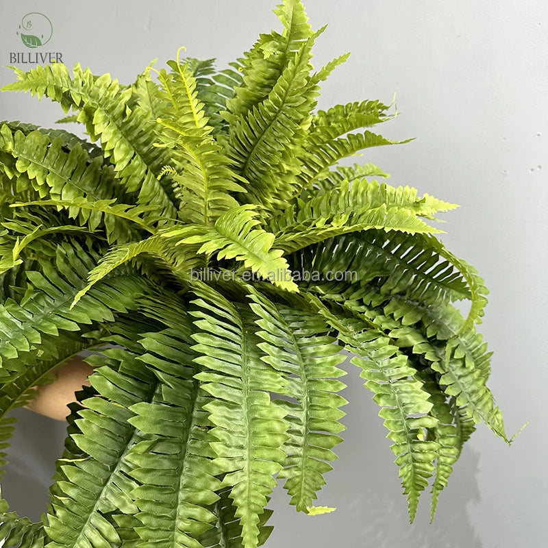 Home Decoration Artificial Plastic Fern Topiary Bushes for Garden Landscaping and Outdoor Living Durable Grass-like Plant