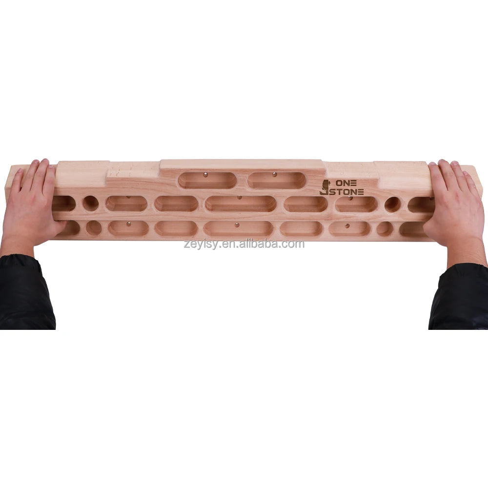 Rock Climbing Fingerboard Indoor Finger Strength Training Boxwood and Beech Wood Climbing Hangboard MegaBDM
