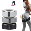 Hot Selling Elastic Latex Fabric Exercise Resistance Bands for Effective Leg Strength Training