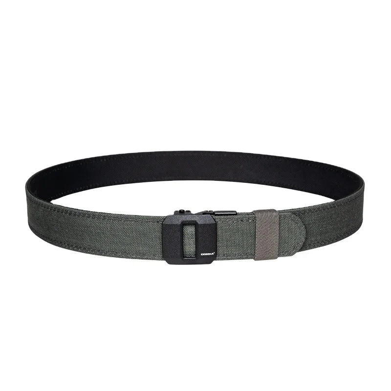 IDOGEAR New 1.5" Sturdy CCW Belt Ratchet Hunting Nylon Heavy Duty Concealed Carry Belts Metal Buckle Tactical Belt