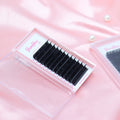 Yunhai Velvet Lash Soft Individual Eyelash Extensions Silk Matte Black Lash Trays Wholesale