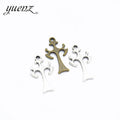YuenZ Exquisite vintage cross Charms Alloy Pendant for Jewelry Making Accessory 23*13mm T71
