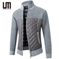 Liu Ming Autumn Winter Men Clothing Casual Warm Knitted Cardigan Jacket Sweater