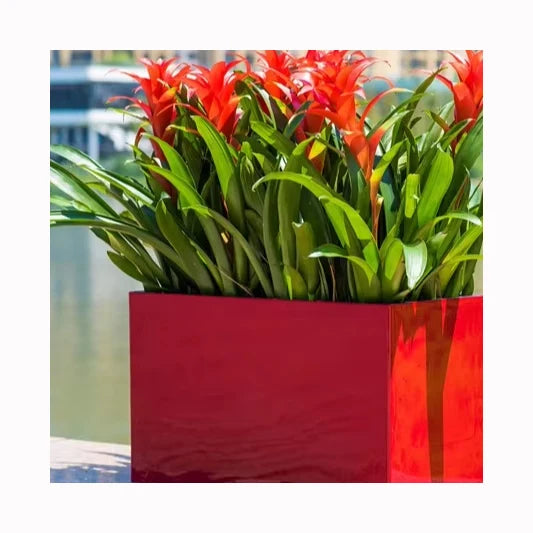 Square Modular Planter Boxes Long Self-watering Plastic Flower Pot & Large Outdoor Ceramic Pots Corner Combination of the Vase
