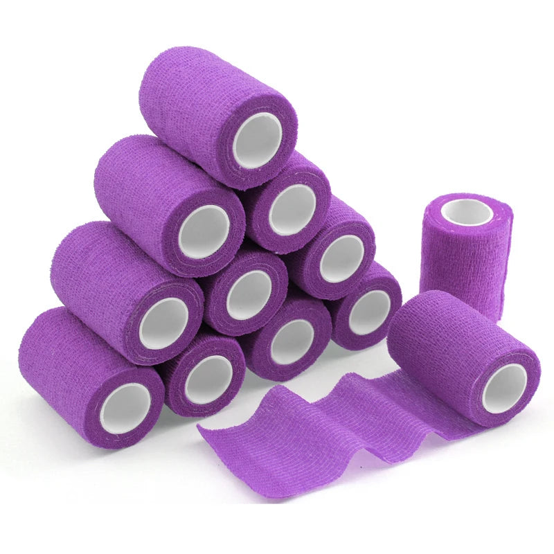 4 Inch X 5 Yards Self Adhesive Bandage Wrap Cohesive Vet Wrap