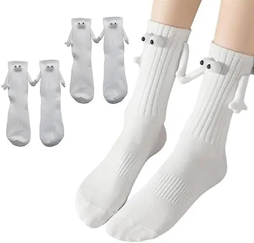 Xianghui Crew Outdoor Magnetic Suction 3D Doll Cute Design Popular Fashion Style Custom Cotton Colorful Funny Girl Socks