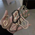 6.8cm New Design Hair Accessories Cloud Hair Clip Wholesale Gradient Candy Color Metal Hair Clips for Women