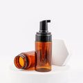 Eco Friendly 100ml 120ml Hot Selling Brown Foam Pump Bottle Free Sample Lotion Foaming WHite Cosmetic Plastic Tube Packaging