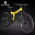 WEST BIKING Foldable Double Disc Brake Smooth Speed Change Kids Bike Aluminium Alloy Anti Slip and Wear Resistance Kids Bicycle
