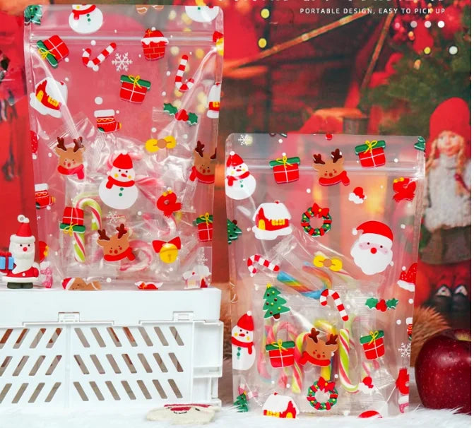 5kg Transparent Ziplock square Bottom Bag Biscuit Zipper Stand up Pouch Food Aluminum Food Packaging Bags