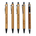 Personalized Eco-Friendly Bamboo Ballpoint Pen with 1.0mm Tip and Engraved Logo for Business Gifts and Office Use MegaBDM