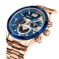 NIBOSI 2397 Wrist Watch Supplier Factory Water Resistant Quartz Watch 3 bar Chronograph Quartz Watches for Men