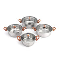 Accessories  Kitchen Nonstick Cookware Sets for Induction Cooker 12pcs Stainless Steel Cookware Set
