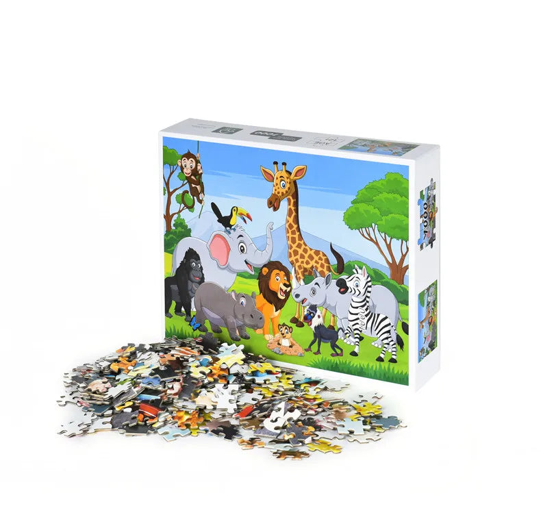 Ningbo Factory Custom Printing Family Children Jigsaw Puzzle Print
