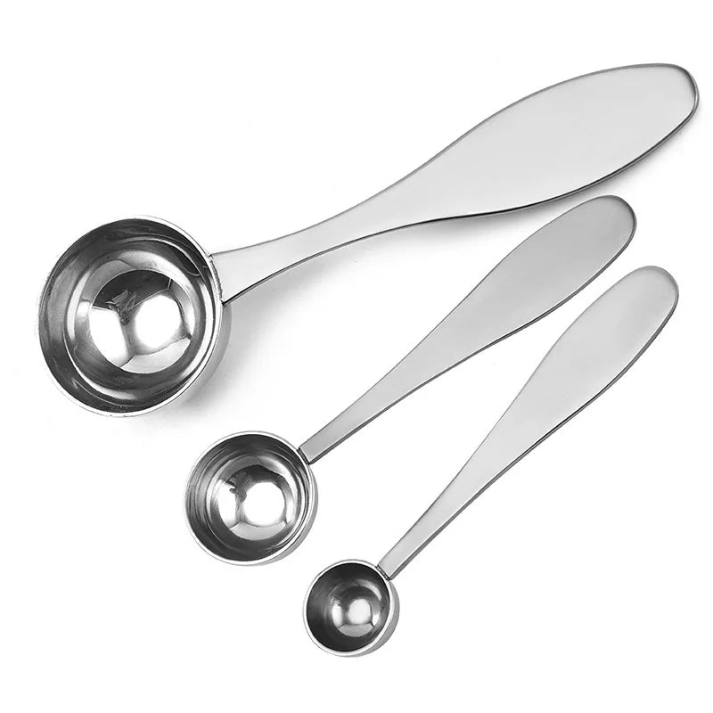Heavy Duty Stainless Steel Coffee Measuring Spoons Mini Tablespoon Scoops for Powder Tea