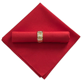 Custom Soft Touch Oil-proof Wedding Banquet Party Decoration Decor 100% Polyester Cloth Napkins