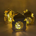 EID Mubarak Acrylic Lantern Ornament Ramadan Decoration Home Islamic Muslim Party Gifts Ramadan Kareem Light Decor Eid Abaya Al