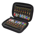 OEM Factory Sales Set of 16 Metal Fishing Spoons Lures Baits Hooks Spinners Essential Fishing Accessories