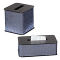 S-1156wholesale Light Luxury Tissue Box White Steel Copper Wire Tissue Holder Case Accept Customized Logo Color Tissue Box