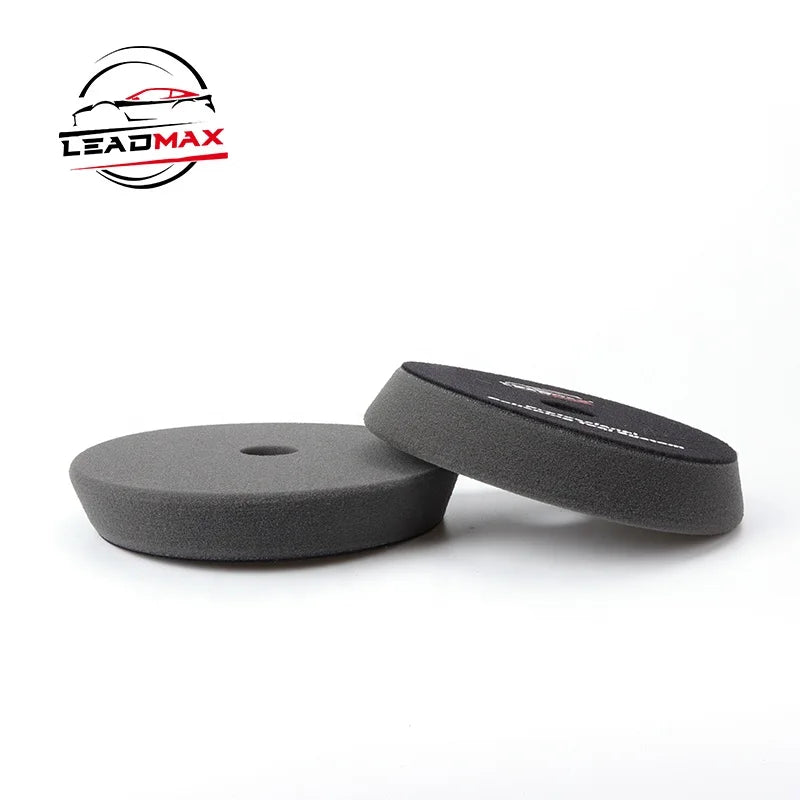 Professional 5 Inch (130mm) Flat Bevel Cutting Polishing Sponges Car Buffing Pads for DA/RO Polisher Foam Material