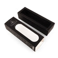Manufacturer Custom Design Black Cardboard Small Box Packaging Paper Drawer Box With Clear Window