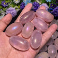 Wholesale Natural Aura Rose Quartz Tumble Crystal Quartz Healing Tumbled Stone for Decoration