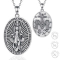Merryshine Women Godmother 925 Sterling Silver Plata 925 Al Por Mayor Vintage Jewelry Virgin Mary Pendant Necklace