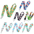 Wholesale Christmas Snowman Holiday Nurse Accessories Polyester Lanyard with Neck Strap for Doctor Gifts Badge Holder Accessory