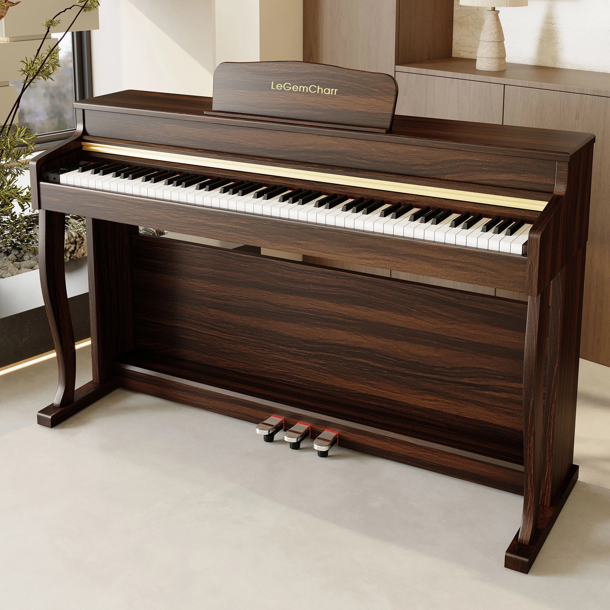 LeGemCharr Teclado De Piano Profesional Piano Keyboard 88 Keys Digital Kids Keyboard Instruments Piano