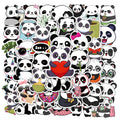 50PCS Cute Funny Animal Decals for Kids Cup Notebook Phone Laptop Decoration Lovely Cartoon Panda Sticker