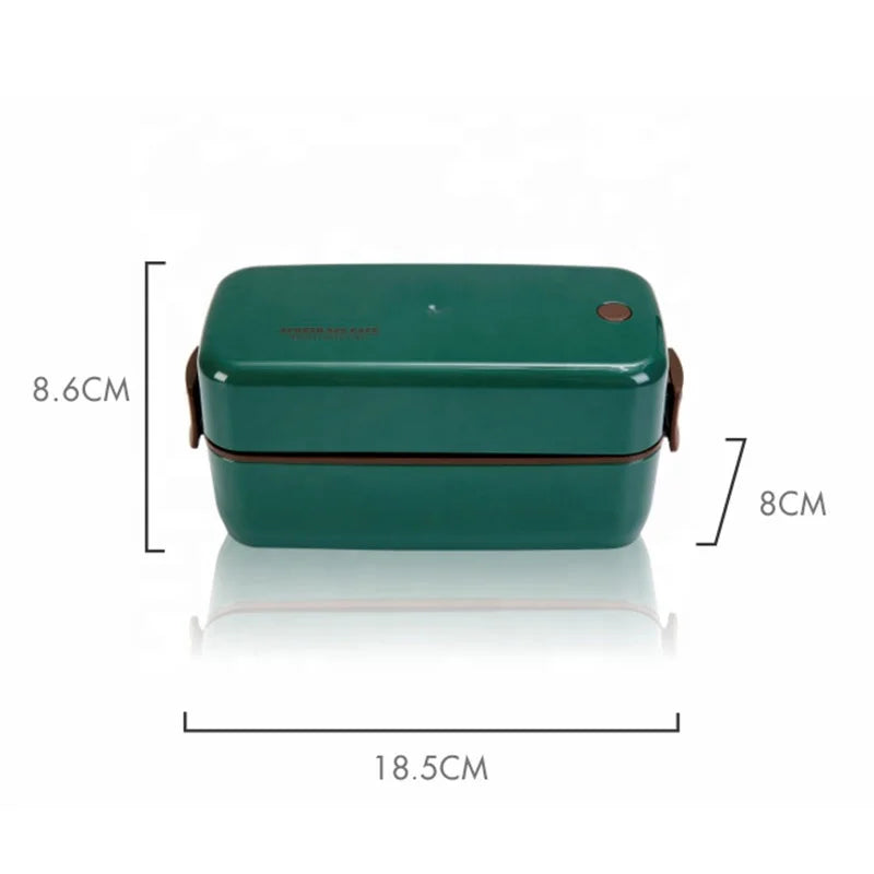 Compartments Plastic Bento Box Reusable pp Plastic Box Kids Lunch Box with Cutlery