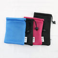 Custom Polyester Soap Packaging Black Small Drawstring Nylon Mesh Bag