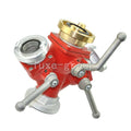 LUXECASTING Gate Valve for Fire Trucks Water Layflat Hose with Two Diverter and Three Diverter Hydranten Standrohr