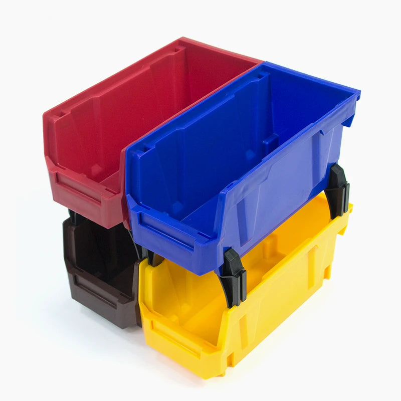 Cheap Price V7 Office Organizer Square Flexible Stackable Storage Compost PP Plastic Parts Bin Box