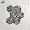 Polished Pinctada Margaritifera Irregular Shape Natural Mother Pearl Shell Tile Waterjet Cut Parquet Mosaic Modern Marble