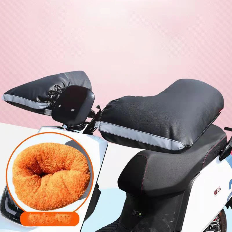 Thickened Cold-proof Winter Electric Vehicle Warm Gloves for Motorcycle Handlebars Gloves Waterproof Manufacturers
