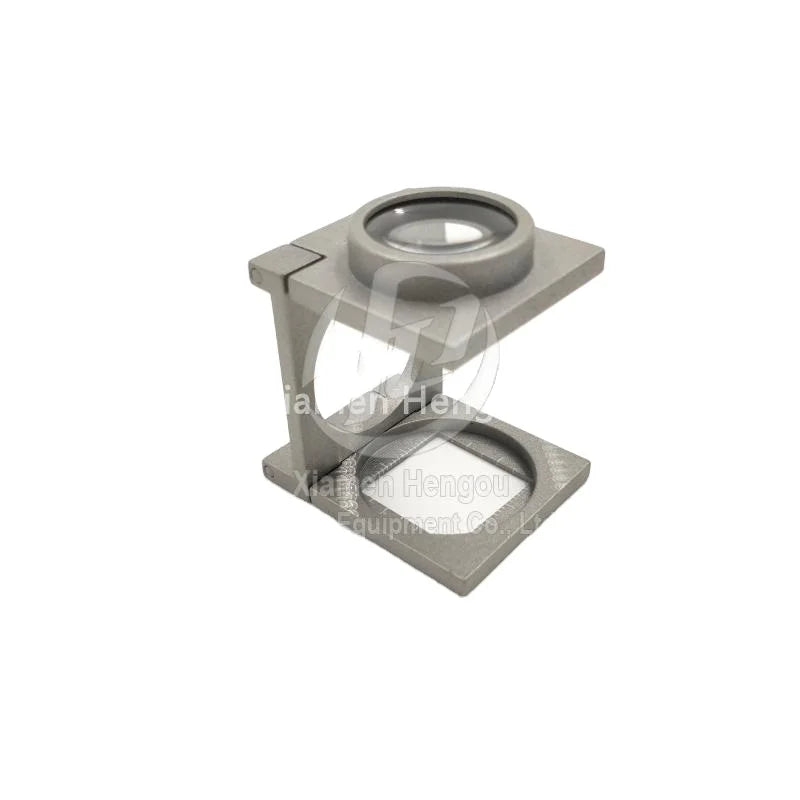 12X 44x40mm Full Metal Folding Magnifying Glass for Offset Printing Machine ManRoland Etc.