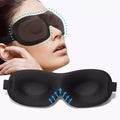 Invisible Alar Deep Orbit 3D Cotton Padded Silk Fabric Lightproof Sleeping Masks with Travel Combo Set