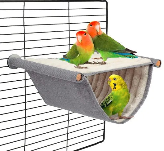 Parrot Pet Hamster Nest - Warm Hanging Bed Detachable and Washable Window Sill Multi-color Hanging Cat Cradle