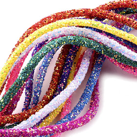 Ready to Ship 6mm Colorful Colorful AB Sequin Hose Diy Accessories Sequin Hose Garment Accessories Wholesale