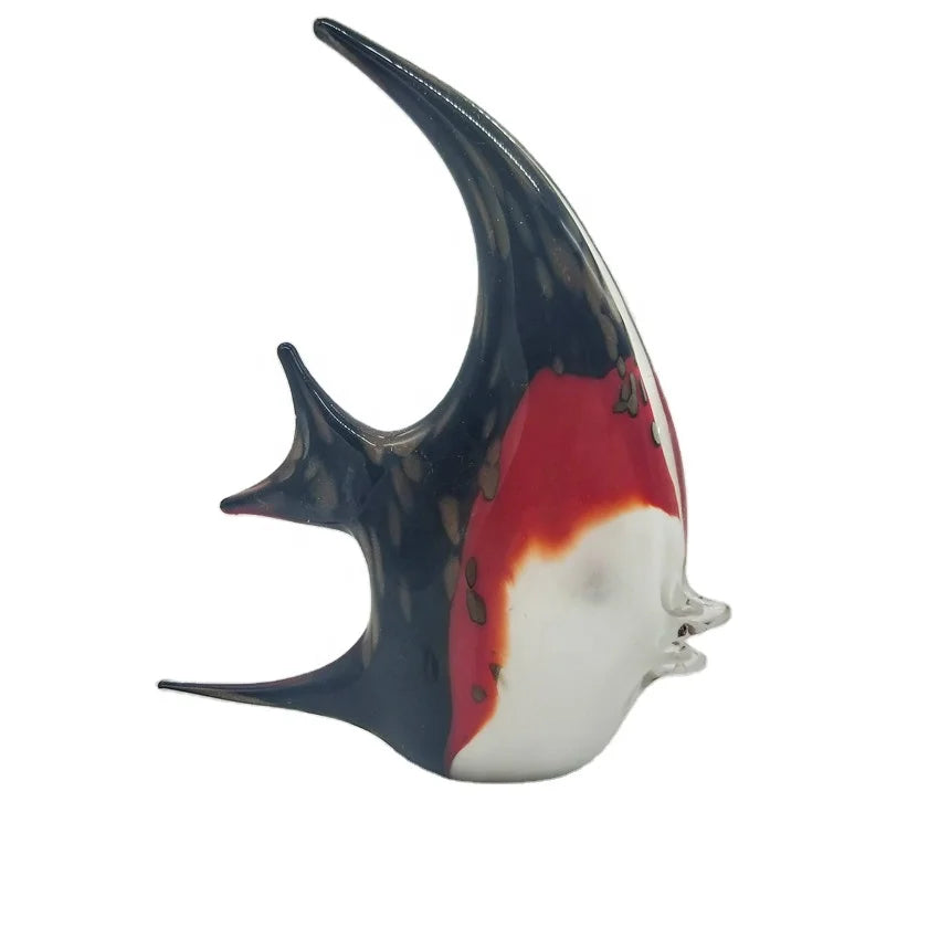 Murano Glass Fish Home Decor Handcrafted Animal Figure for Interior Design
