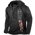 Hot Sale Hooded Graphic Prints Lace up Hoodies Big and Tall Clothing Men's Unisex Pullover Hoodie