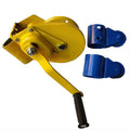 Karun HW000 Hand Winch Manual Self-locking Crane Winch for Trampoline & Bungee Use Steel Material
