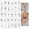 Custom Water Transfer Temporary Tattoo Sticker Paper Make And Print Body Temporary Tattoo