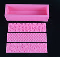 Silicone Rose Bee Honeycomb Shading Rectangular Baking Toast Loaf Bread Mold for DIY Baking Toast Mold