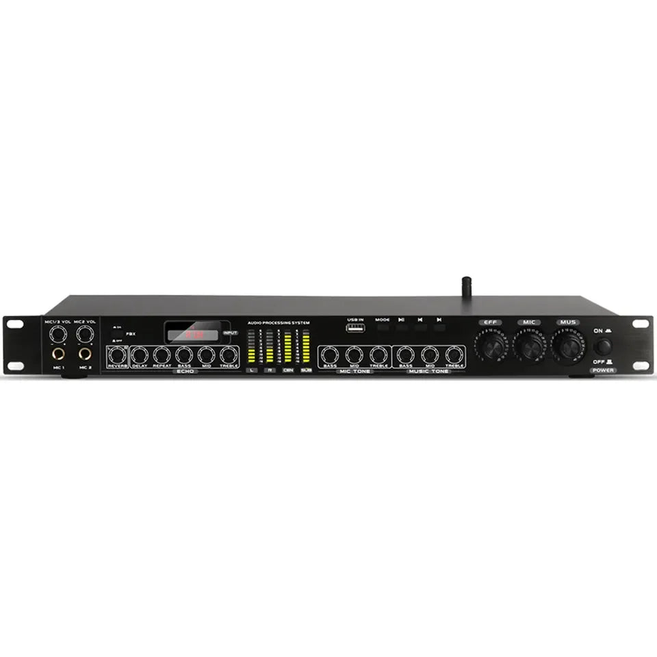 Depusheng FBX-3 Anti-whistling KTV Pre-effector Digital Audio Processor for Home Party Wedding Karaoke