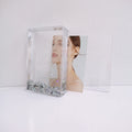Instax 2*3 Inch Clear Shake Photo Frame Plastic Acrylic Sublimation Picture Frame with Water Inset for Instant Photos