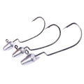 New Arrived Ready Stock All Size Cheap Price Lead Jig Head Hook 1 1/0 2/0 5PCS/BAG