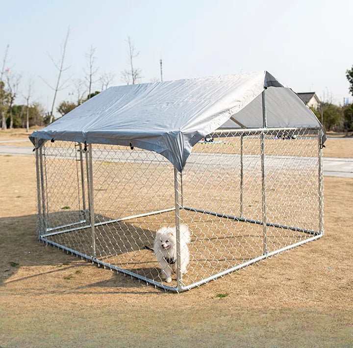 USMILEPET Factory Direct Wholesale Price Resistant Dog Kennels Outdoor Training Galvanized Solid Breathable Large Outdoor