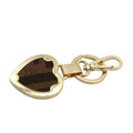 Guangzhou Factory Sell Luxury Alloy Zippers for Handbags with Buckle and Key Ring Decoration